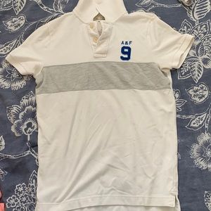 White Abercrombie & fitch muscle shirt